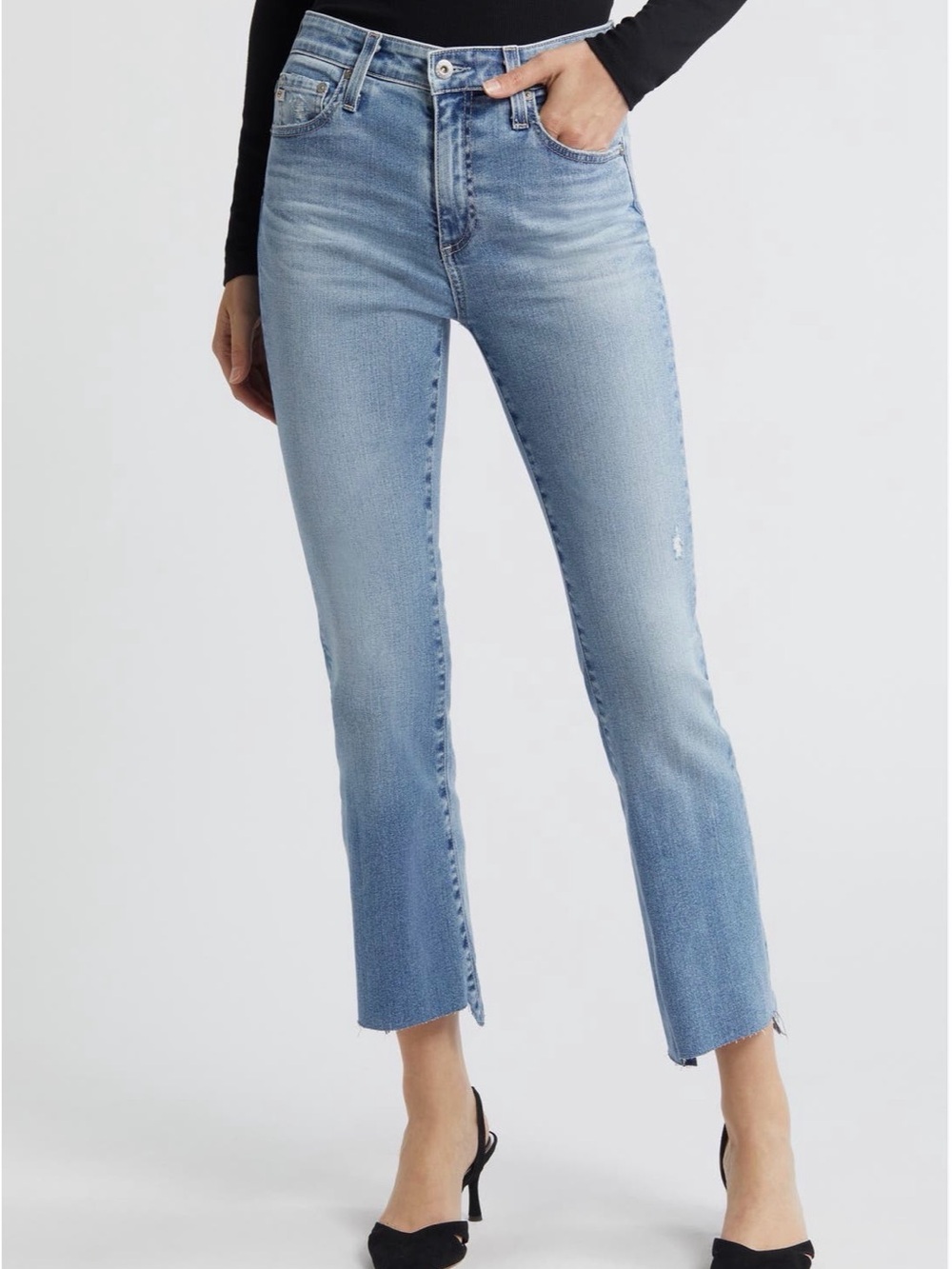 NWOT AG Farrah Boot crop high rise fit Jeans - Women size 28